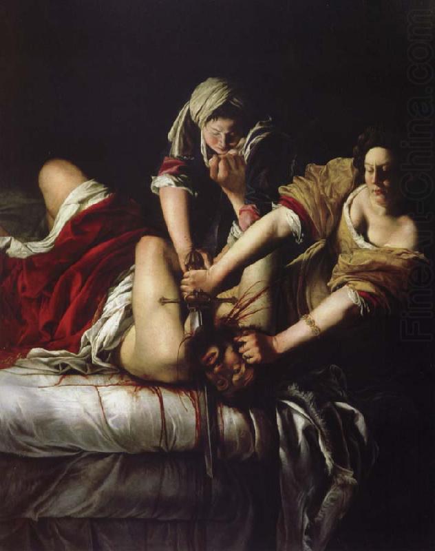 judir och holofernes, Artemisia gentileschi